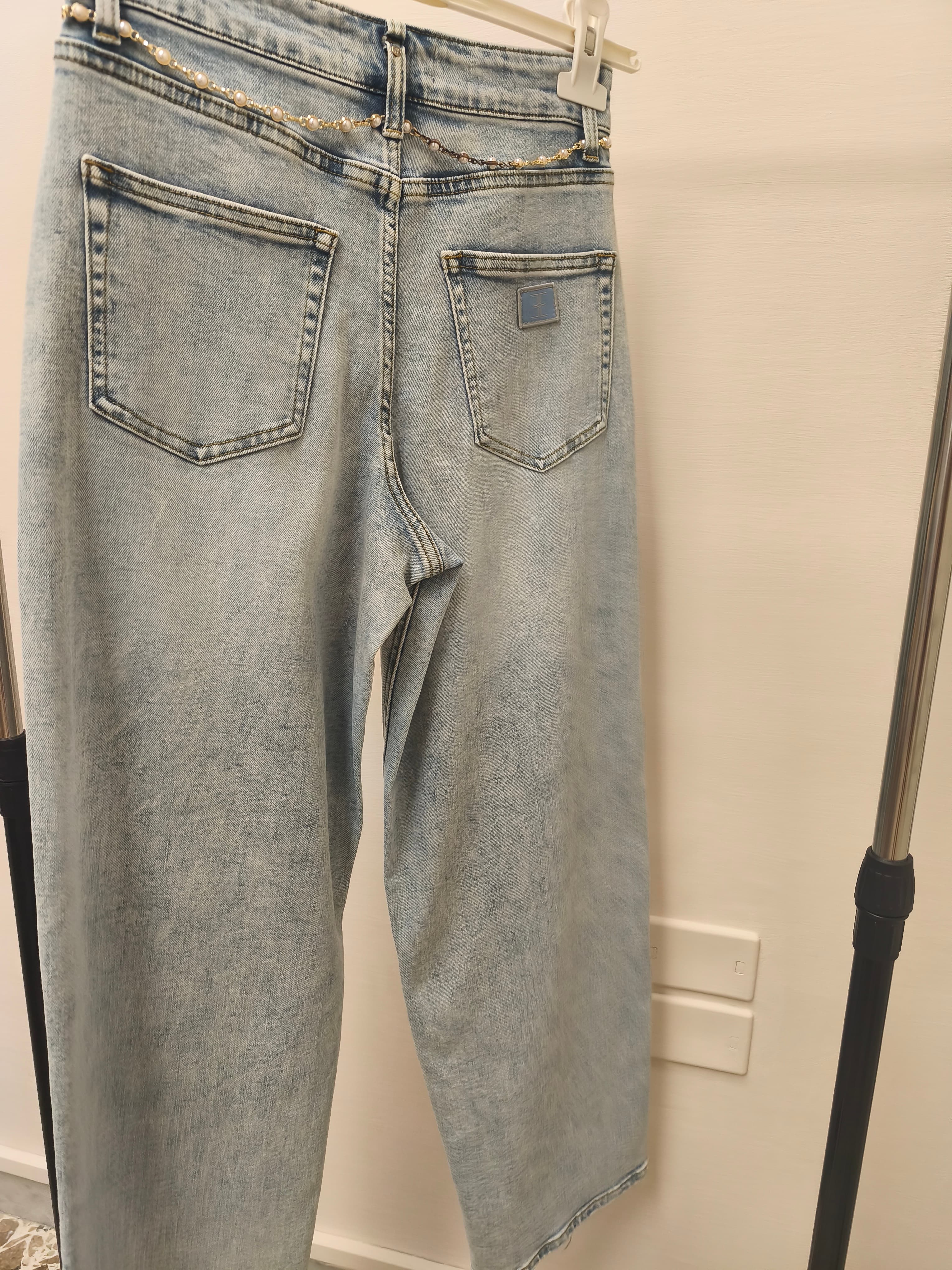 Jeans Palazzo luce foto 2